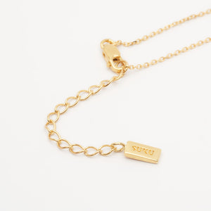 layered gold bar necklace