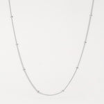 Load image into Gallery viewer, minimalistic silver dot choker necklace
