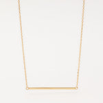 Load image into Gallery viewer, minimalistic gold bar necklace
