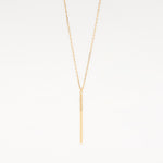 Load image into Gallery viewer, minimalistic layered gold bar necklace
