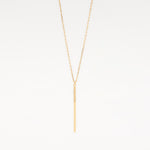 Load image into Gallery viewer, minimalistic layered gold bar necklace
