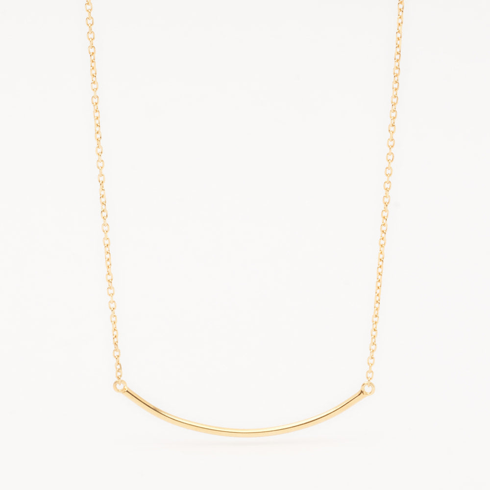 Curved Bar Necklace – Suku Jewellery