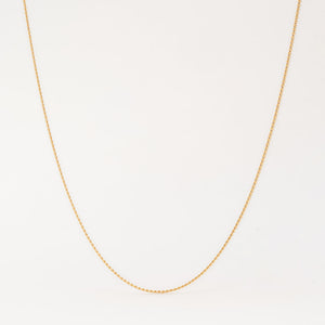 minimalistic gold curb choker necklace
