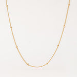 Load image into Gallery viewer, minimalistic gold dot choker necklace

