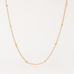 Load image into Gallery viewer, minimalistic gold dot choker necklace
